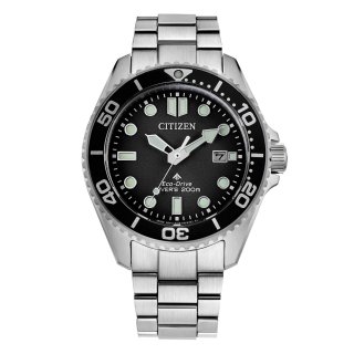 Citizen - Diver'S Eco Drive 200 Mt - Acciaio - Quadrante Nero