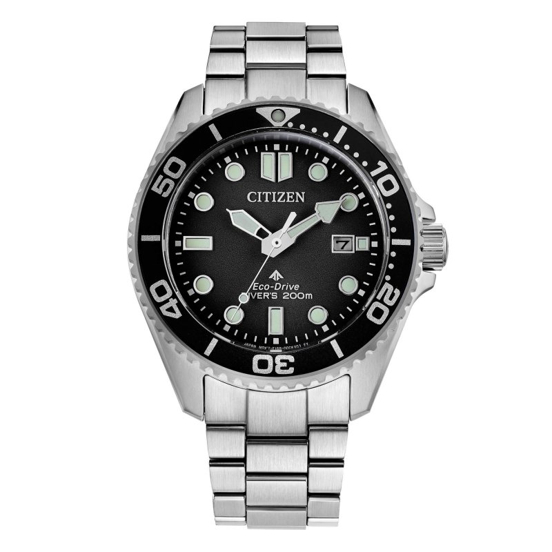 Citizen - Diver'S Eco Drive 200 Mt - Acciaio - Quadrante Nero