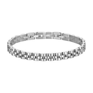 Luca Barra - Bracciale Uomo - Acciaio - Motivo Centrale