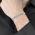 Luca Barra - Bracciale Uomo - Acciaio - Motivo Centrale