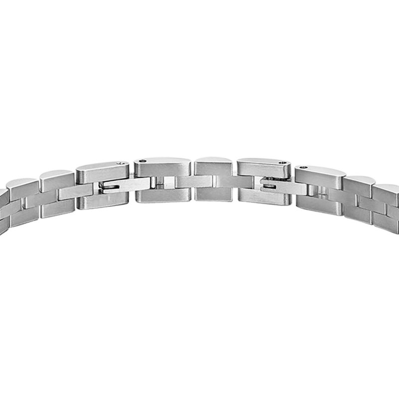Luca Barra - Bracciale Uomo - Acciaio - Motivo Centrale
