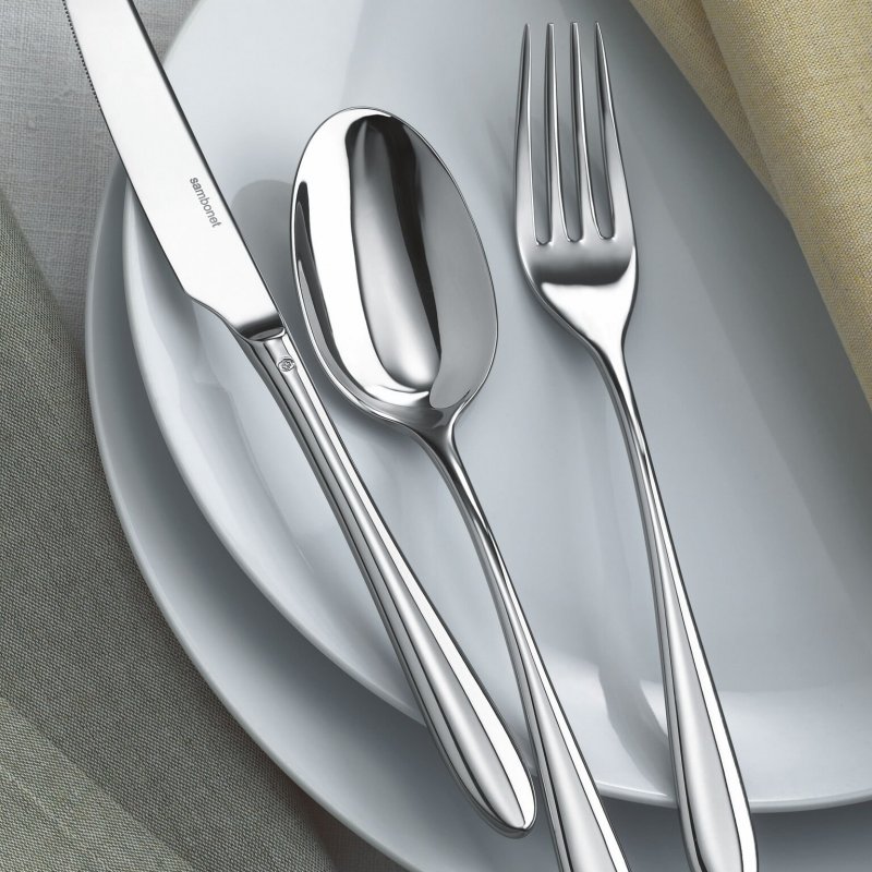 Sambonet - Servizio Tavola 36 Posate - Acciaio Inox - Design Goccia