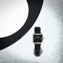 Karl Lagerfeld - Square Classics Donna - Pelle Nera - Acciaio