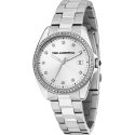 Karl Lagerfeld - Round Essentials Donna - Acciaio - Silver