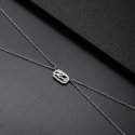 Karl Lagerfeld - Collana Crystals - Acciaio - Cristalli Bianchi