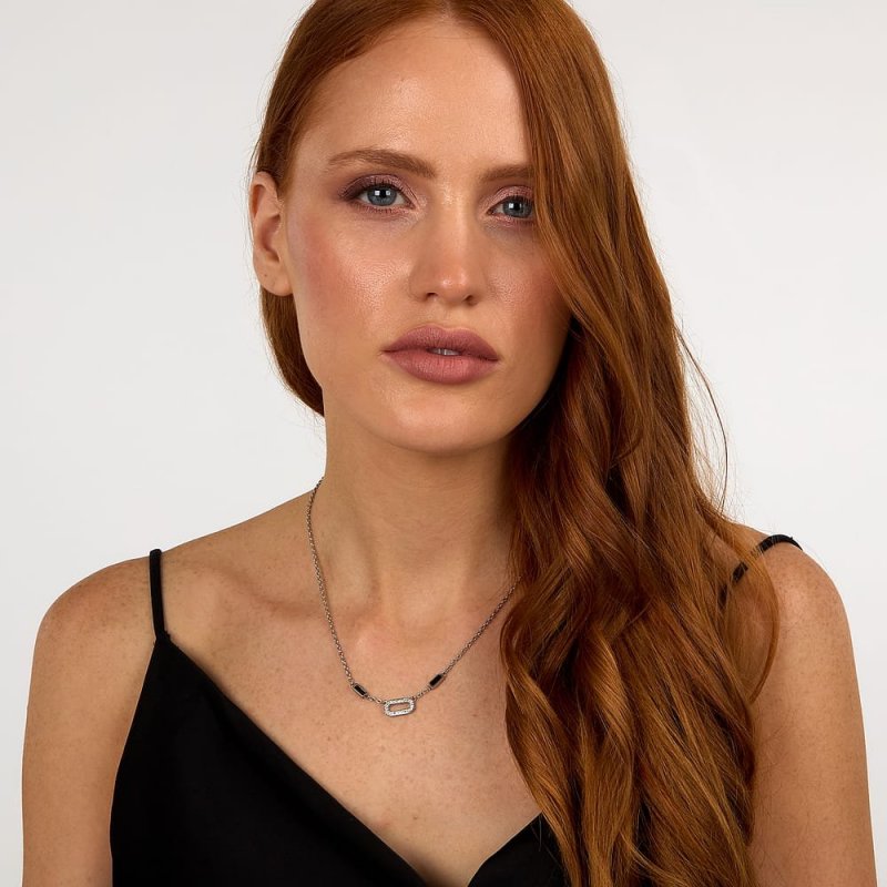 Karl Lagerfeld - Collana Crystals - Acciaio - Cristalli
