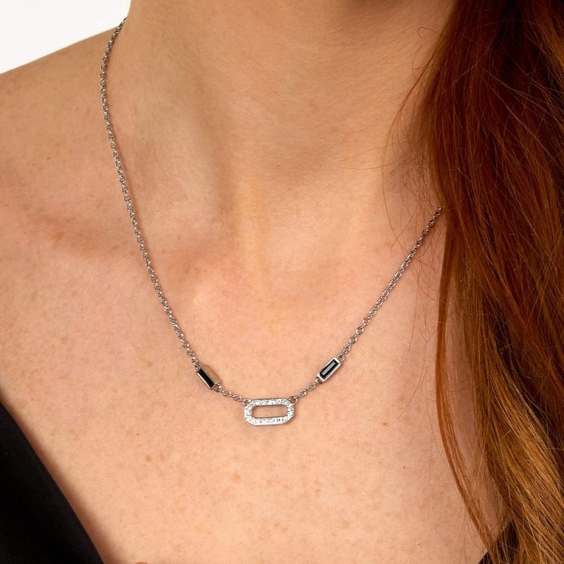 Karl Lagerfeld - Collana Crystals - Acciaio - Cristalli