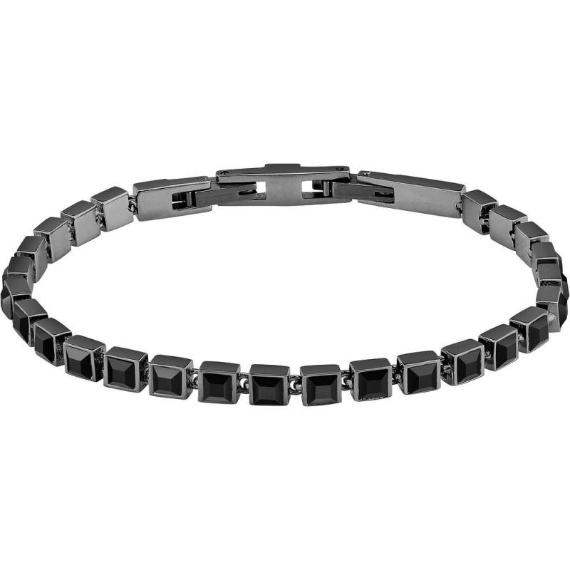 Karl Lagerfeld - Bracciale Klayc26 - Acciaio - Cristalli Neri