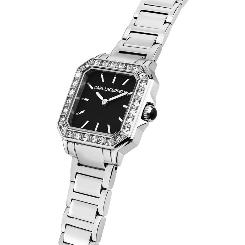 Karl Lagerfeld - Square Classics Donna - Acciaio - Silver