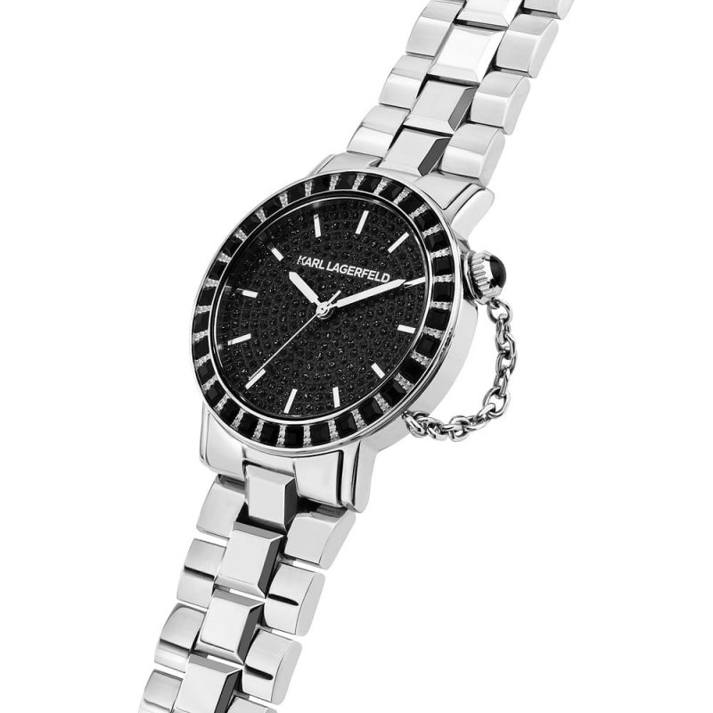 Karl Lagerfeld - Orologio Crystals - Donna - Acciaio