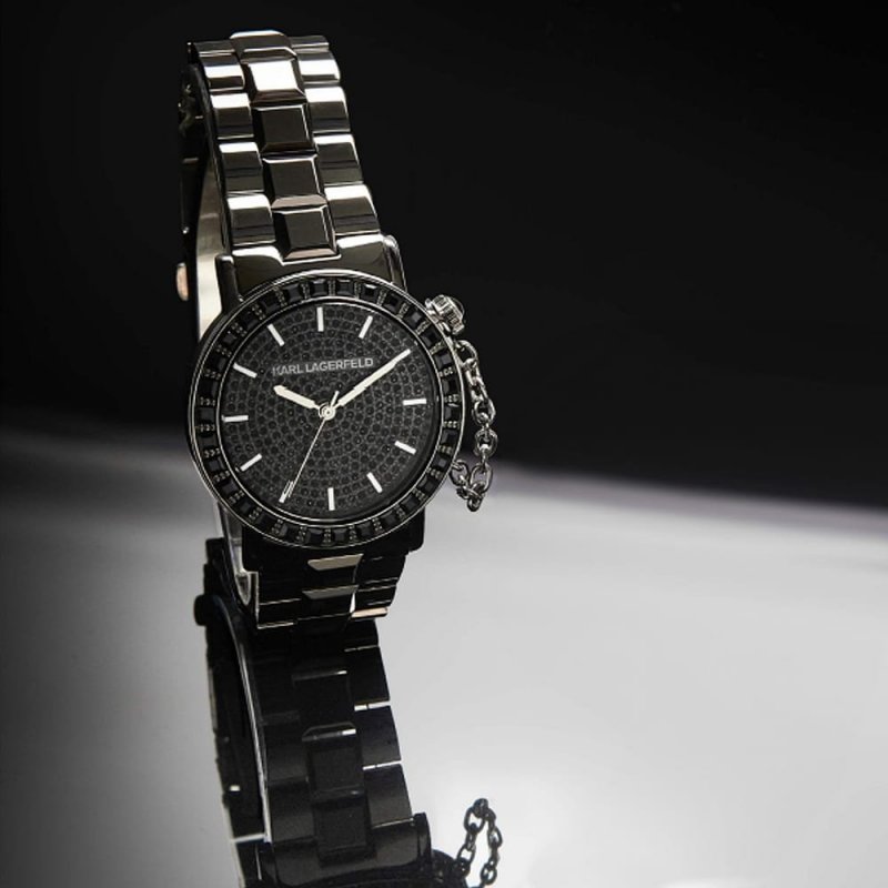 Karl Lagerfeld - Orologio Crystals - Donna - Acciaio