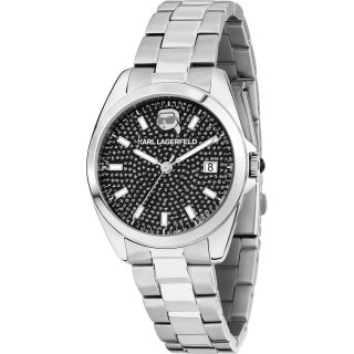 Karl Lagerfeld - Round Essentials - Donna - Acciaio