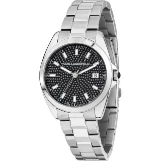 Karl Lagerfeld - Round Essentials - Donna - Acciaio
