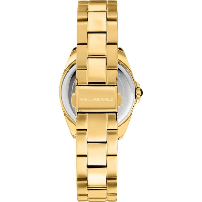 Karl Lagerfeld - Round Essentials Donna - Acciaio Oro - 35Mm