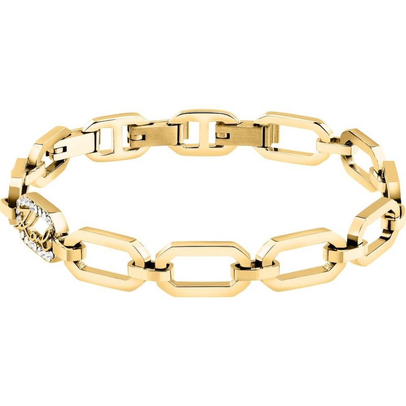 Karl Lagerfeld - Bracciale Crystals - Acciaio Dorato - Cristalli