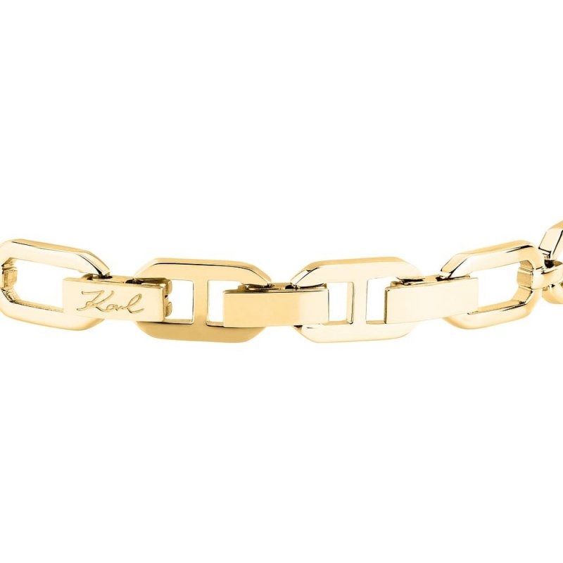Karl Lagerfeld - Bracciale Crystals - Acciaio Dorato - Cristalli
