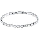 Karl Lagerfeld - Bracciale Klayc28 - Acciaio - Cristalli Bianchi