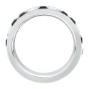 Karl Lagerfeld - Anello Riviera - Acciaio - Cristalli