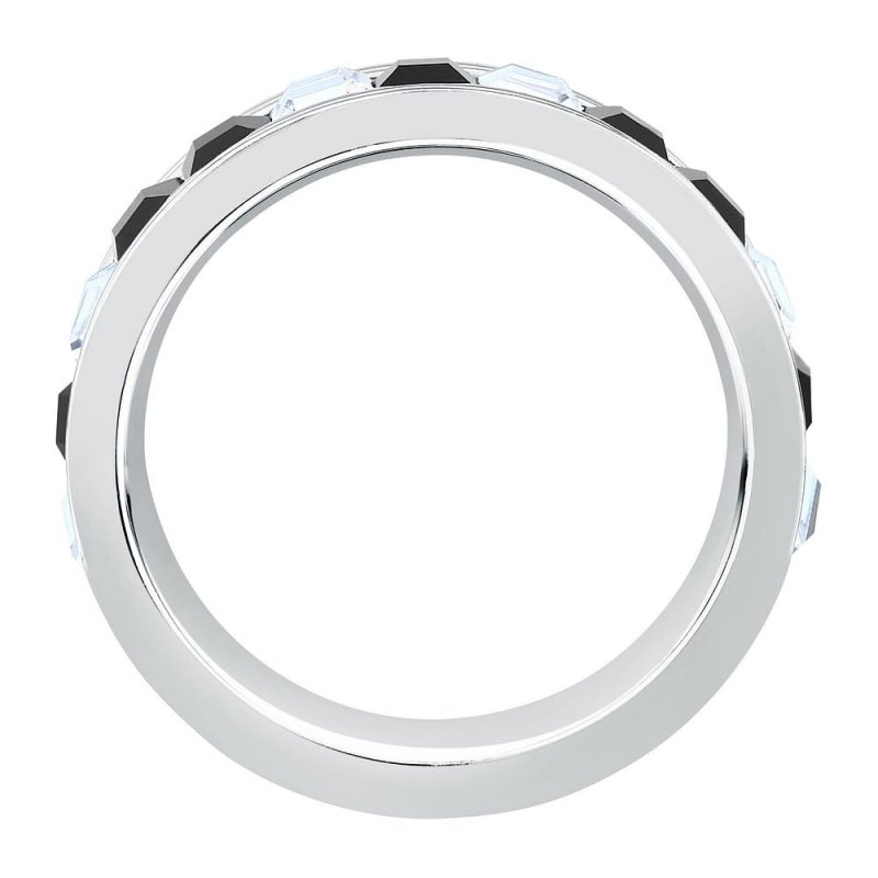 Karl Lagerfeld - Anello Riviera - Acciaio - Cristalli