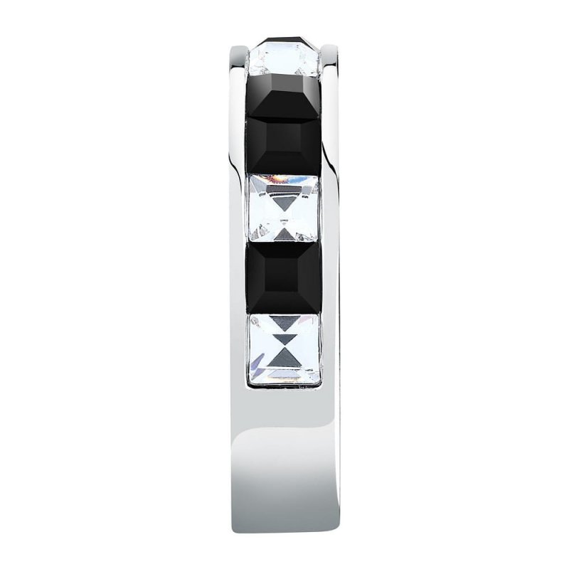 Karl Lagerfeld - Anello Riviera - Acciaio - Cristalli