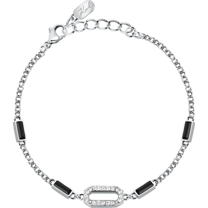 Karl Lagerfeld - Bracciale Crystals - Acciaio - Donna
