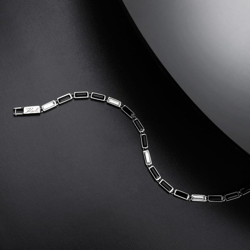 Karl Lagerfeld - Bracciale Crystals - Acciaio - Cristalli