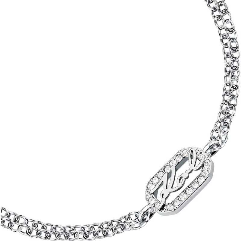 Karl Lagerfeld - Bracciale Crystals - Acciaio - Cristalli