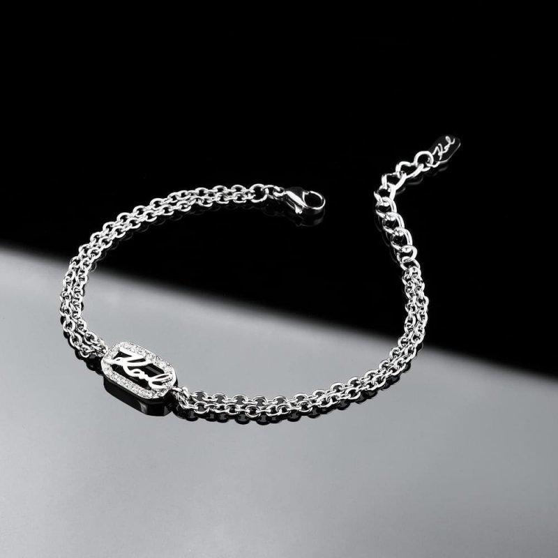 Karl Lagerfeld - Bracciale Crystals - Acciaio - Cristalli