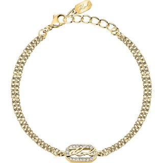 Karl Lagerfeld - Bracciale Crystals - Acciaio - Cristalli Bianchi