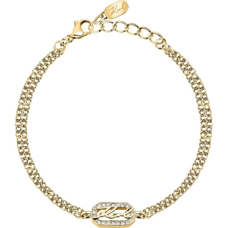 Karl Lagerfeld - Bracciale Crystals - Acciaio - Cristalli Bianchi