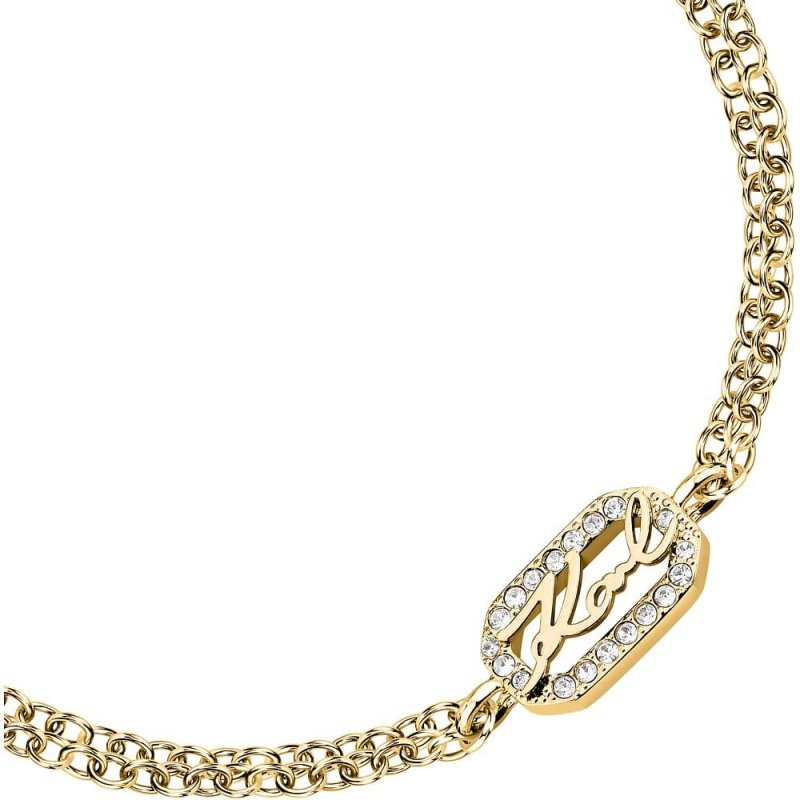 Karl Lagerfeld - Bracciale Crystals - Acciaio - Cristalli Bianchi