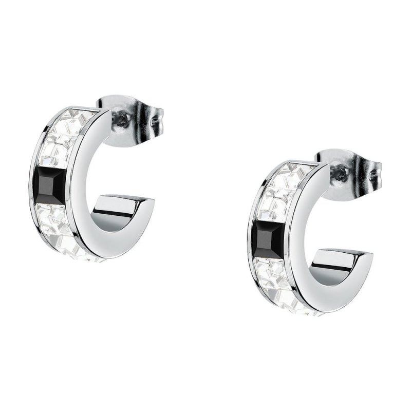 Karl Lagerfeld - Orecchini Crystals - Acciaio - Cristalli