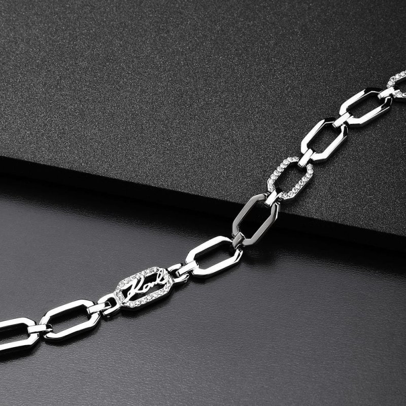 Karl Lagerfeld - Bracciale Crystals - Acciaio - Cristalli