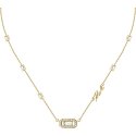 Karl Lagerfeld - Collana Crystals - Acciaio Dorato - Cristalli