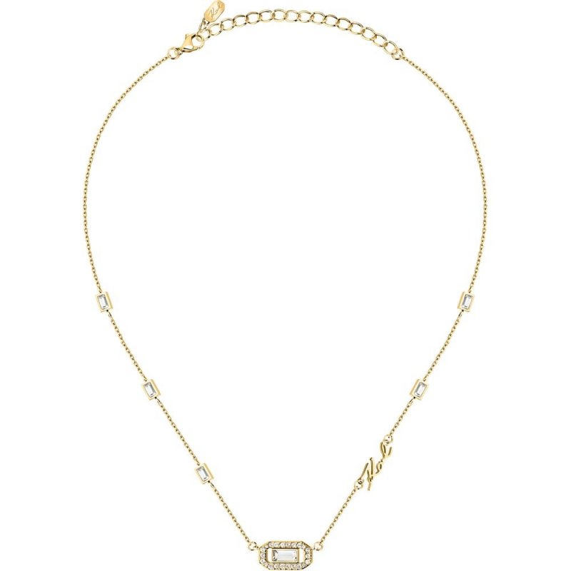 Karl Lagerfeld - Collana Crystals - Acciaio Dorato - Cristalli