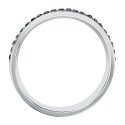 Karl Lagerfeld - Anello Charms - Acciaio - Cristalli Neri