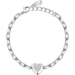 Karl Lagerfeld - Bracciale Charms - Acciaio - Cristalli