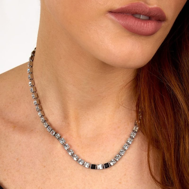 Karl Lagerfeld - Collana Crystals - Acciaio - Cristalli