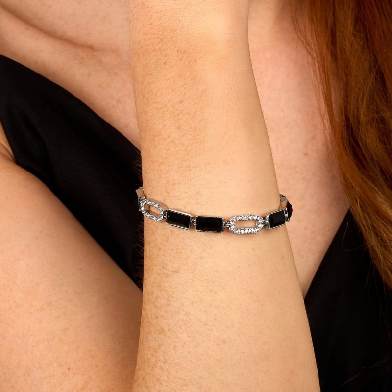 Karl Lagerfeld - Bracciale Crystals - Acciaio - Cristalli