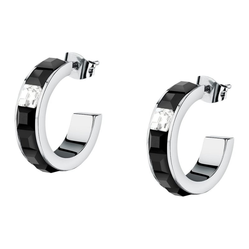 Karl Lagerfeld - Orecchini Crystals - Acciaio - Cristalli
