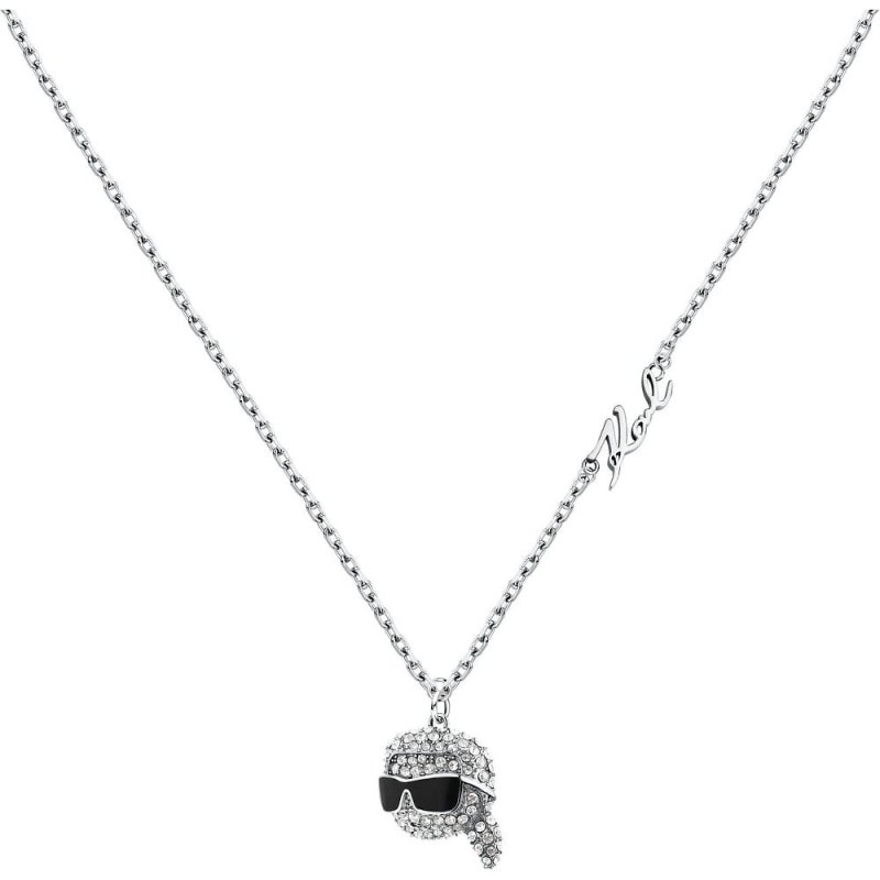 Karl Lagerfeld - Collana Charms - Acciaio - Cristalli