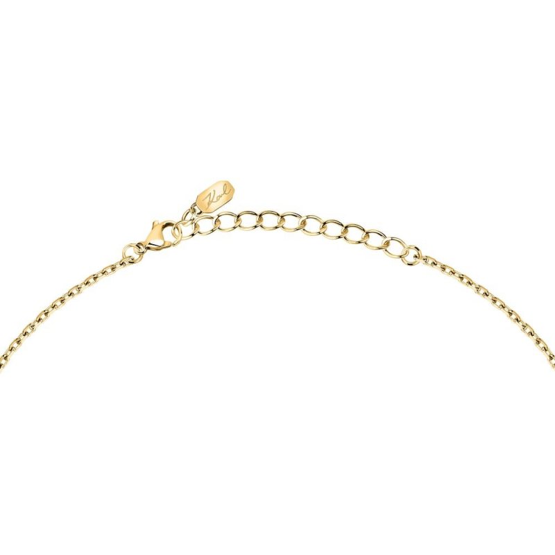 Karl Lagerfeld - Collana Charms - Acciaio - Cristalli