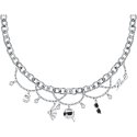 Karl Lagerfeld - Collana Charms Donna - Acciaio - Cristalli