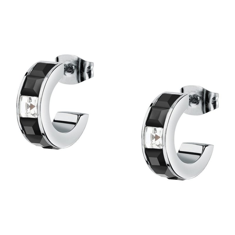 Karl Lagerfeld - Orecchini Crystals - Acciaio - Cristalli