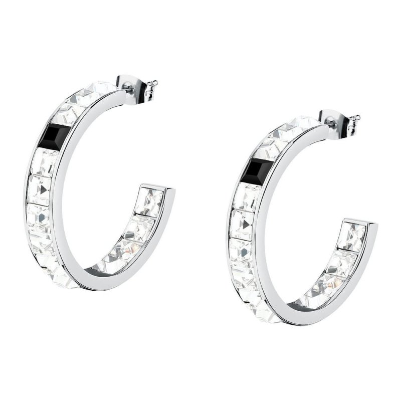 Karl Lagerfeld - Orecchini Crystals - Acciaio - Donna