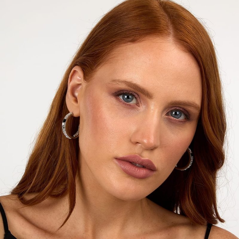 Karl Lagerfeld - Orecchini Crystals - Acciaio - Donna