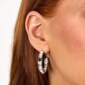 Karl Lagerfeld - Orecchini Crystals - Acciaio - Donna