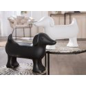 Gilde - Figura Cane Flocki - Ceramica - Nero Bianco