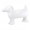 Gilde - Figura Cane Flocki - Ceramica - Nero Bianco