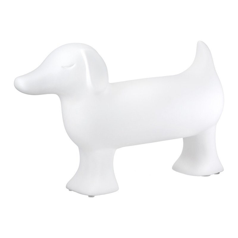 Gilde - Figura Cane Flocki - Ceramica - Nero Bianco